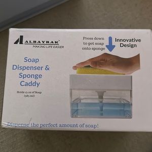 Soap Dispenser & Sponge Caddy